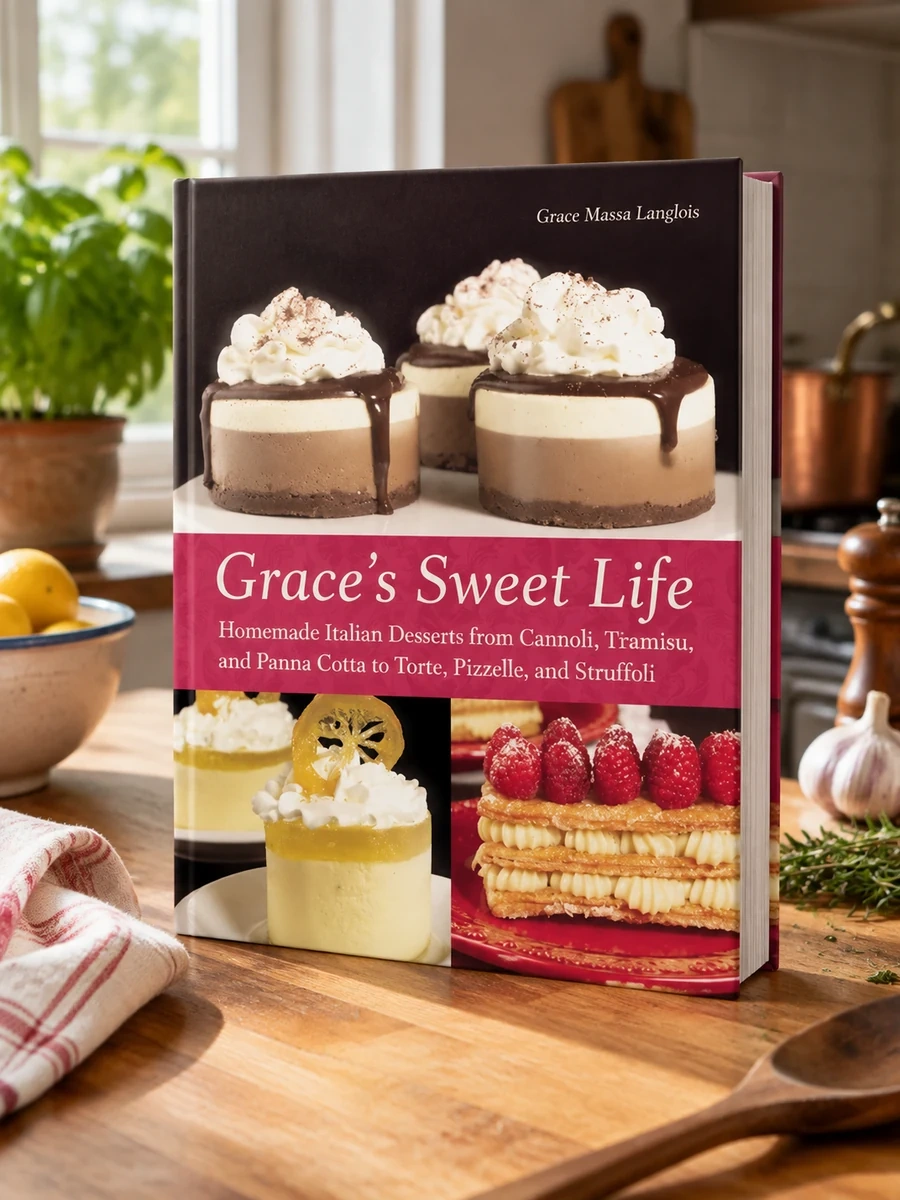 Grace's Sweet Life: Homemade Italian Desserts from Cannoli, Tiramisu, and Panna Cotta to Torte, Pizzelle and Struffoli