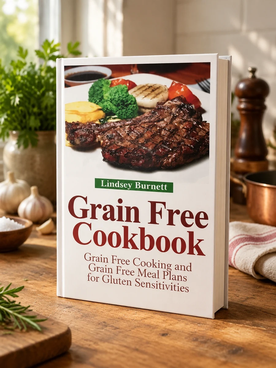 Grain Free Cookbook: Grain Free Cooking and Grain Free Meal Plans for Gluten Sensitivities
