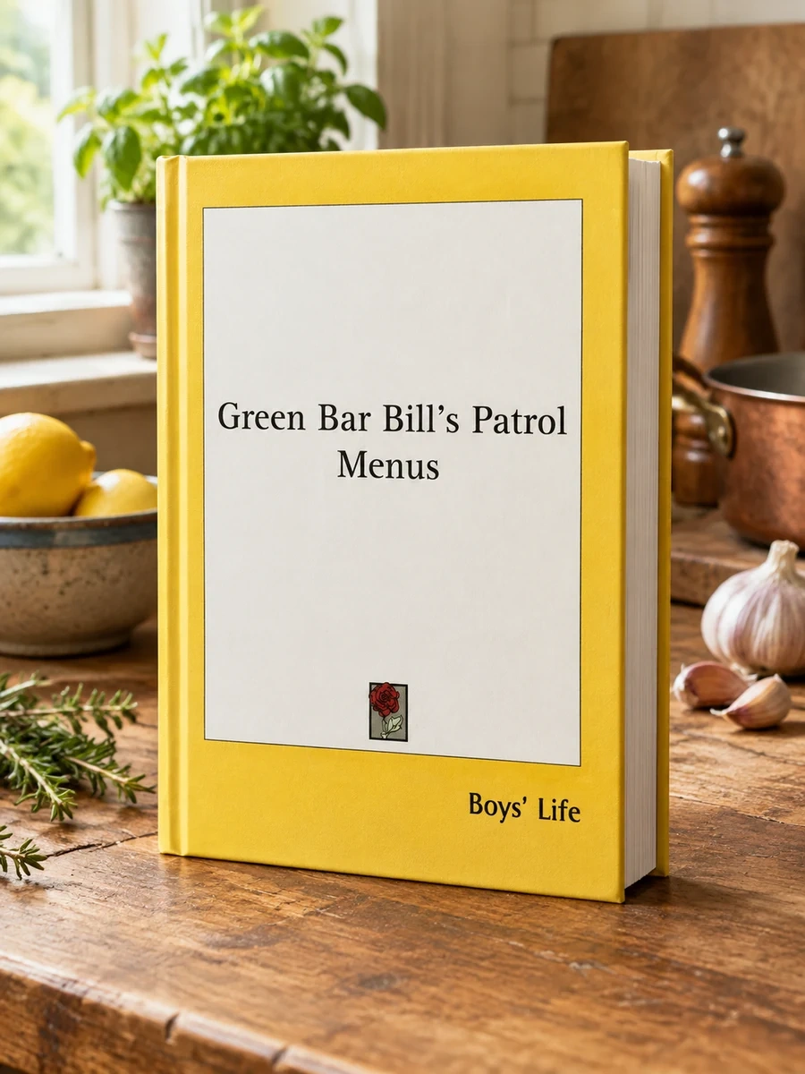 Green Bar Bill's Patrol Menus