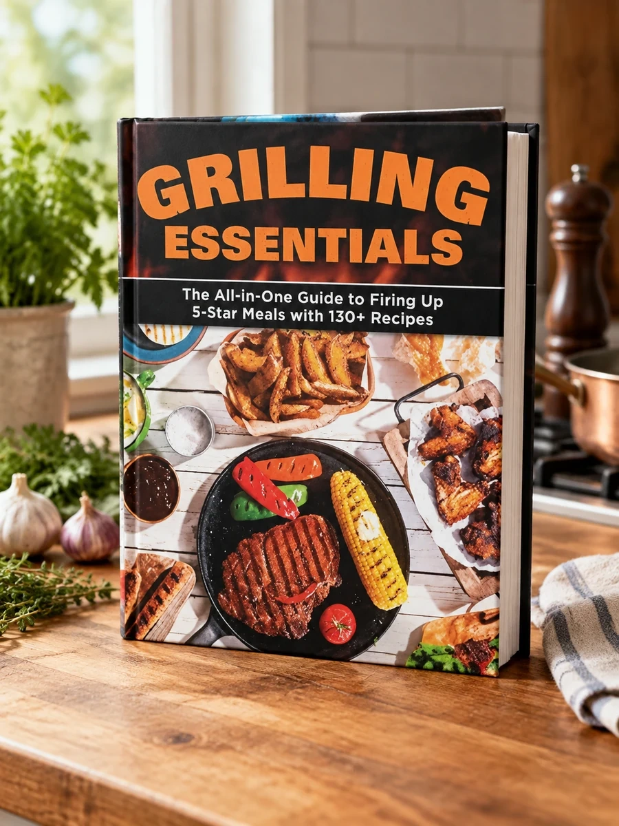 Grilling Essentials: The All-In-One Guide to Firing Up 5-Star Meals with 130+ Recipes