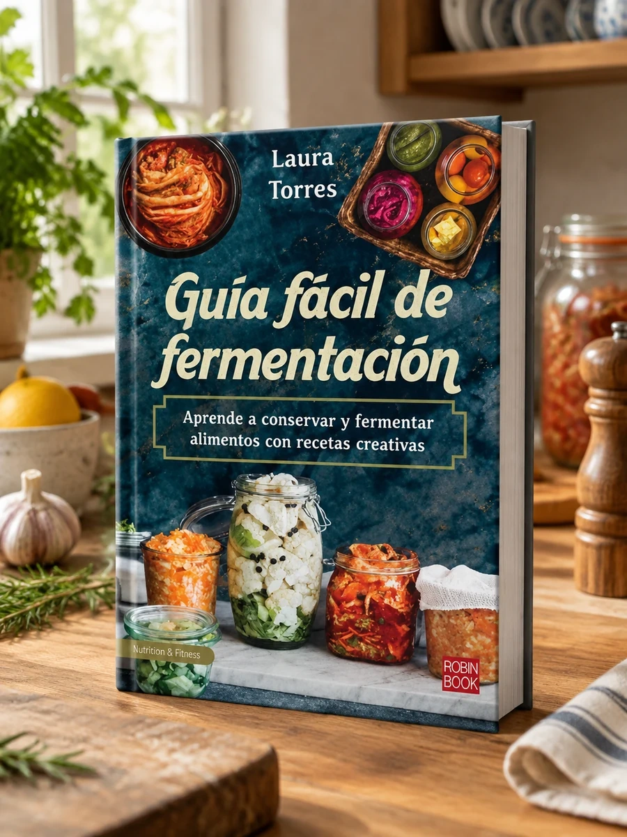 Guia Facil de Fermentacion: Aprende a Conservar Y Fermentar Alimentos Con Recetas Creativas