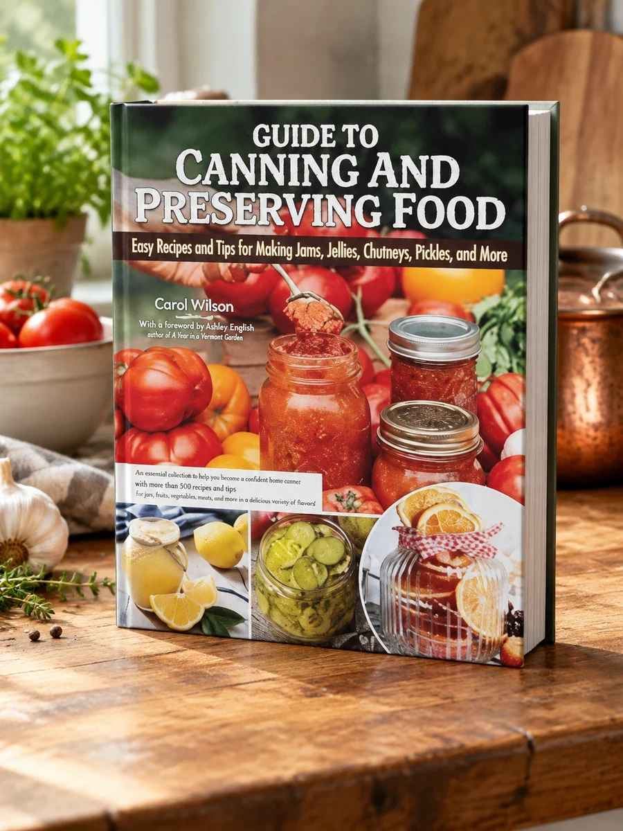 Guide to Canning and Preserving Food: Easy Recipes and Tips for Making Jams, Jellies, Chutneys, Pickles, and More