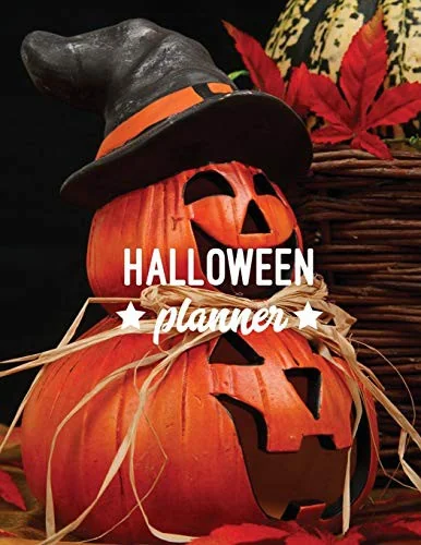 Halloween Planner: Plan Party, Costumes Design, Decorations, Trick or Treating, & School Classroom Parties, Writing Fall Bucket List, October Calendar