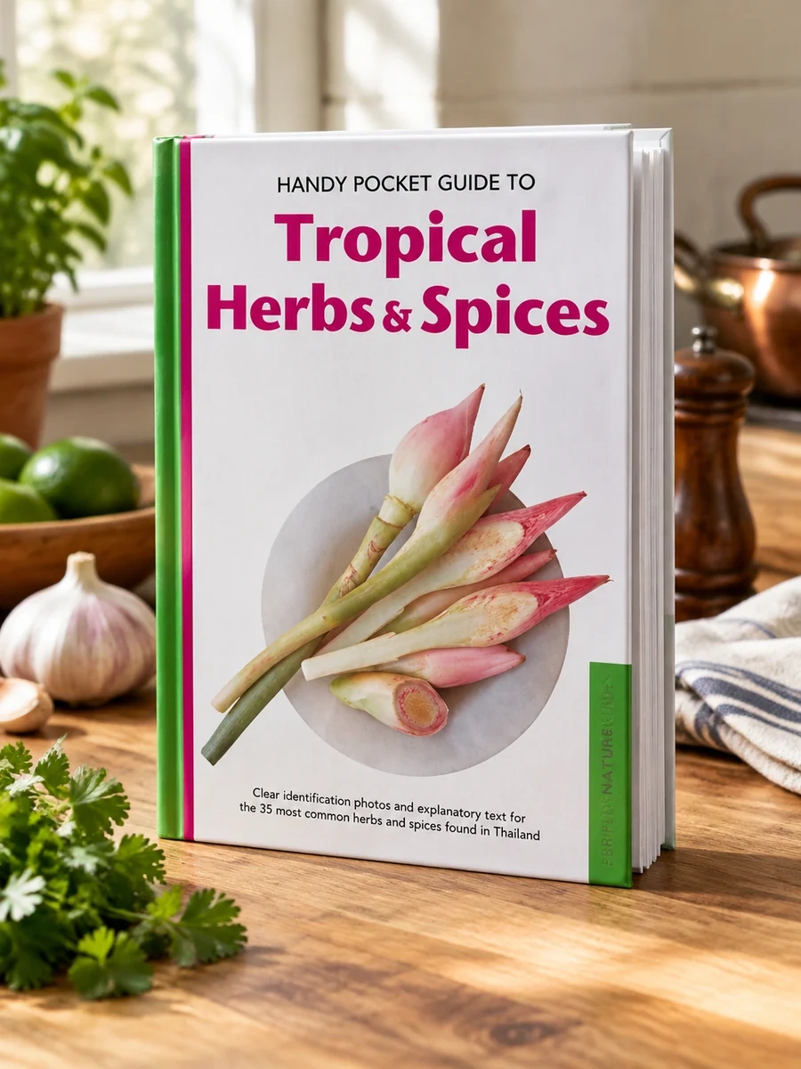 Handy Pocket Guide to Tropical Herbs & Spices: Clear Identification Photos and Explanatory Text for the 35 Most Common Herbs & Spices Found in Thailan