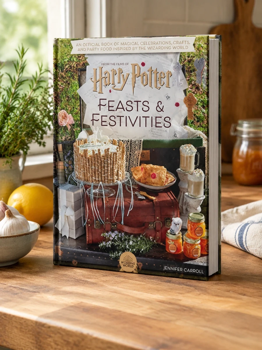 Harry Potter: Feasts & Festivities: An Official Book of Magical Celebrations, Crafts, and Party Food Inspired by the Wizarding World (Entertaining Gif