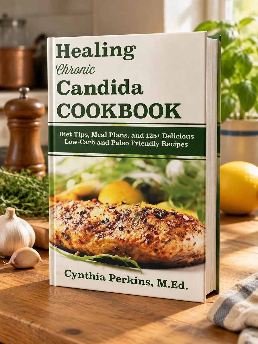Healing Chronic Candida Cookbook: Diet Tips, Meal Plans, and 125+ Delicious Low-Carb and Paleo-Friendly Recipes