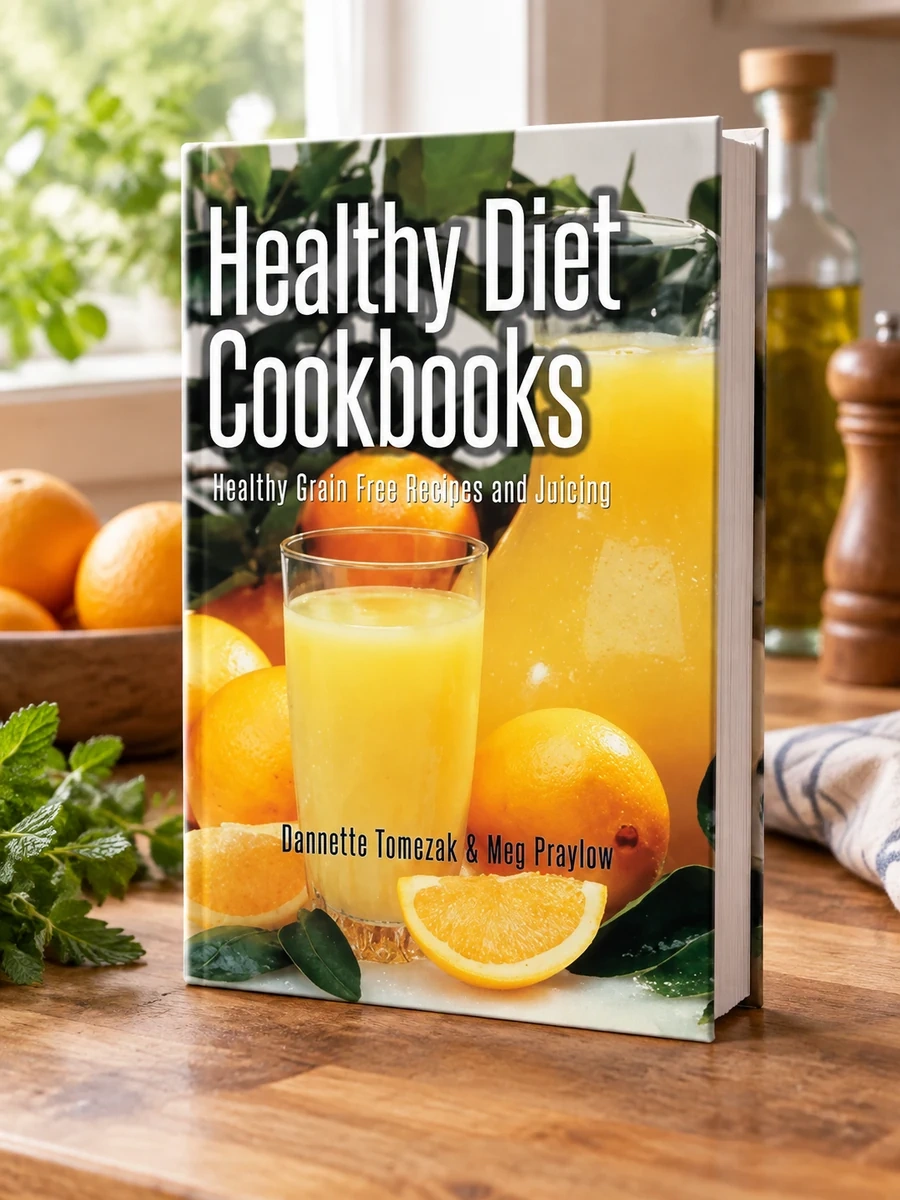 Healthy Diet Cookbooks: Healthy Grain Free Recipes and Juicing