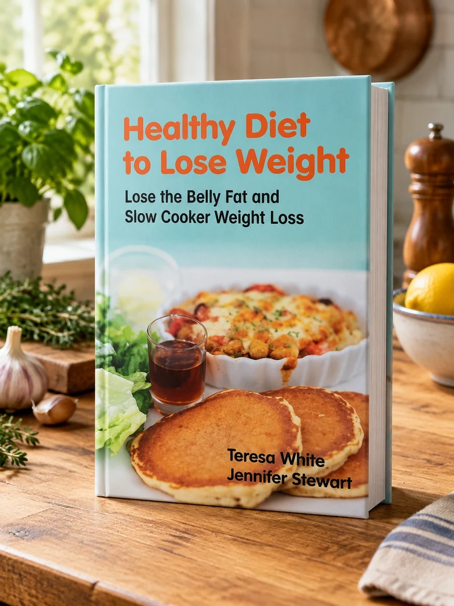 Cover of Healthy Diet to Lose Weight: Lose the Belly Fat and Slow Cooker Weight Loss