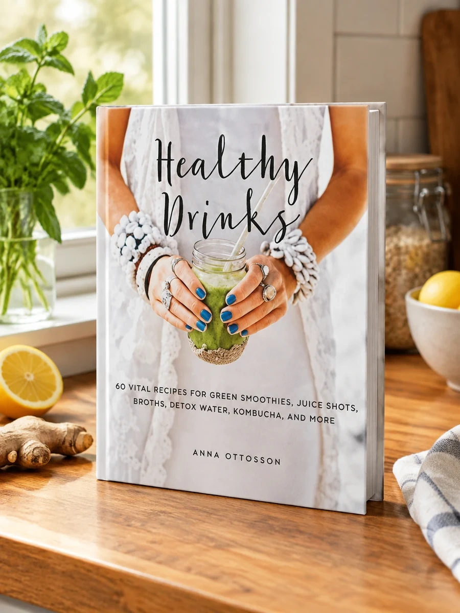 Healthy Drinks: 60 Vital Recipes for Green Smoothies, Juice Shots, Broths, Detox Water, Kombucha, and More