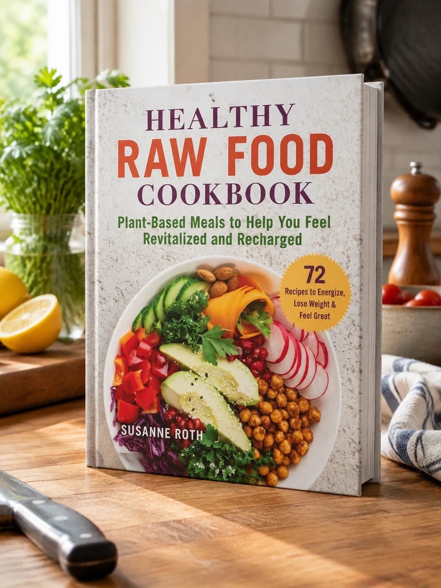 Healthy Raw Food Cookbook: Plant-Based Meals to Help You Feel Revitalized and Recharged