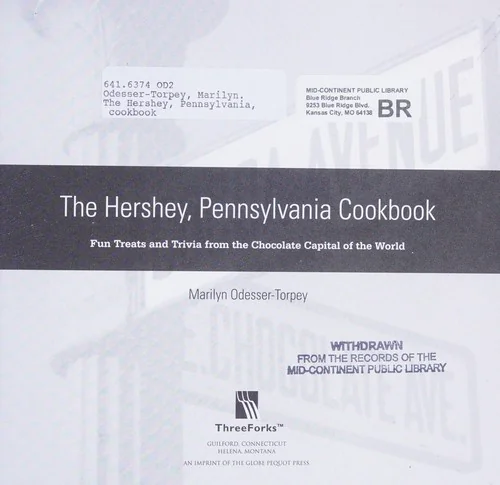 Hershey, Pennsylvania Cookbook