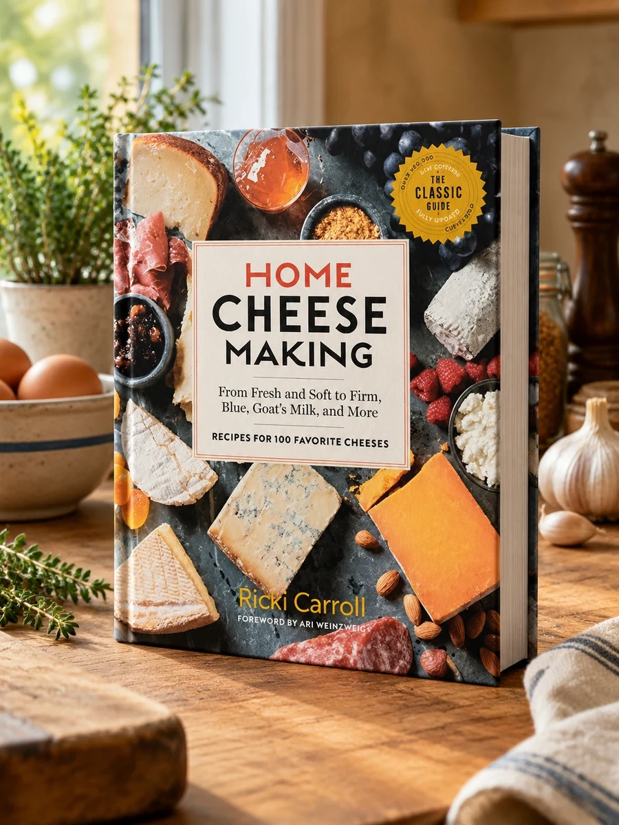 Home Cheese Making, 4th Edition: From Fresh and Soft to Firm, Blue, Goat's Milk, and More; Recipes for 100 Favorite Cheeses
