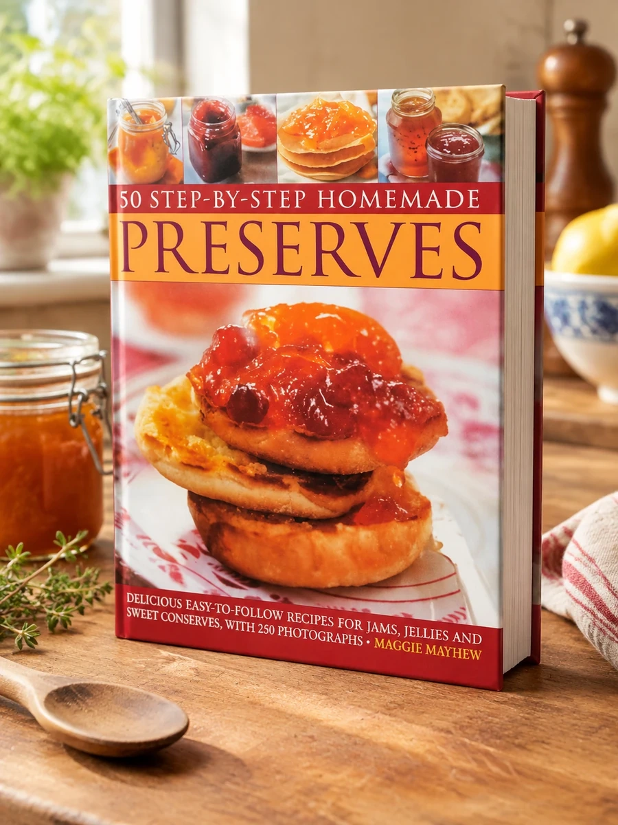 Home Made Preserves, 50 Step-By-Step: Delicious Easy-To-Follow Recipes for Jams, Jellies and Sweet Conserves, with 300 Fabulous Photographs.