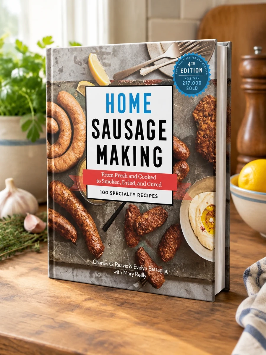 Home Sausage Making, 4th Edition: From Fresh and Cooked to Smoked, Dried, and Cured: 100 Specialty Recipes