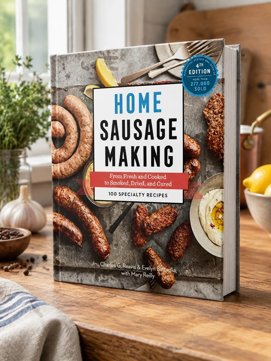 Home Sausage Making, 4th Edition: From Fresh and Cooked to Smoked, Dried, and Cured: 100 Specialty Recipes