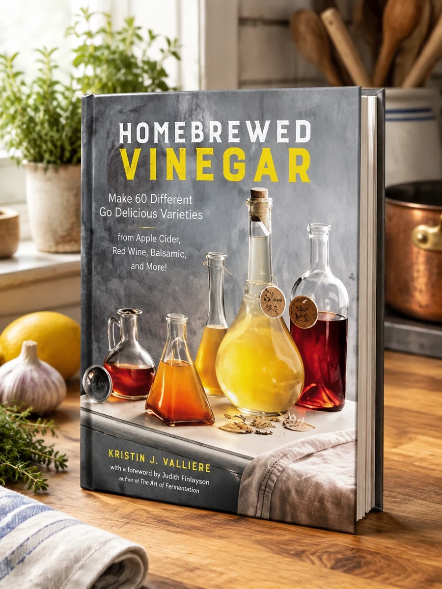 Homebrewed Vinegar: How to Ferment 60 Delicious Varieties, Including Carrot-Ginger, Beet, Brown Banana, Pineapple, Corncob, Honey, and Apple Cider Vin