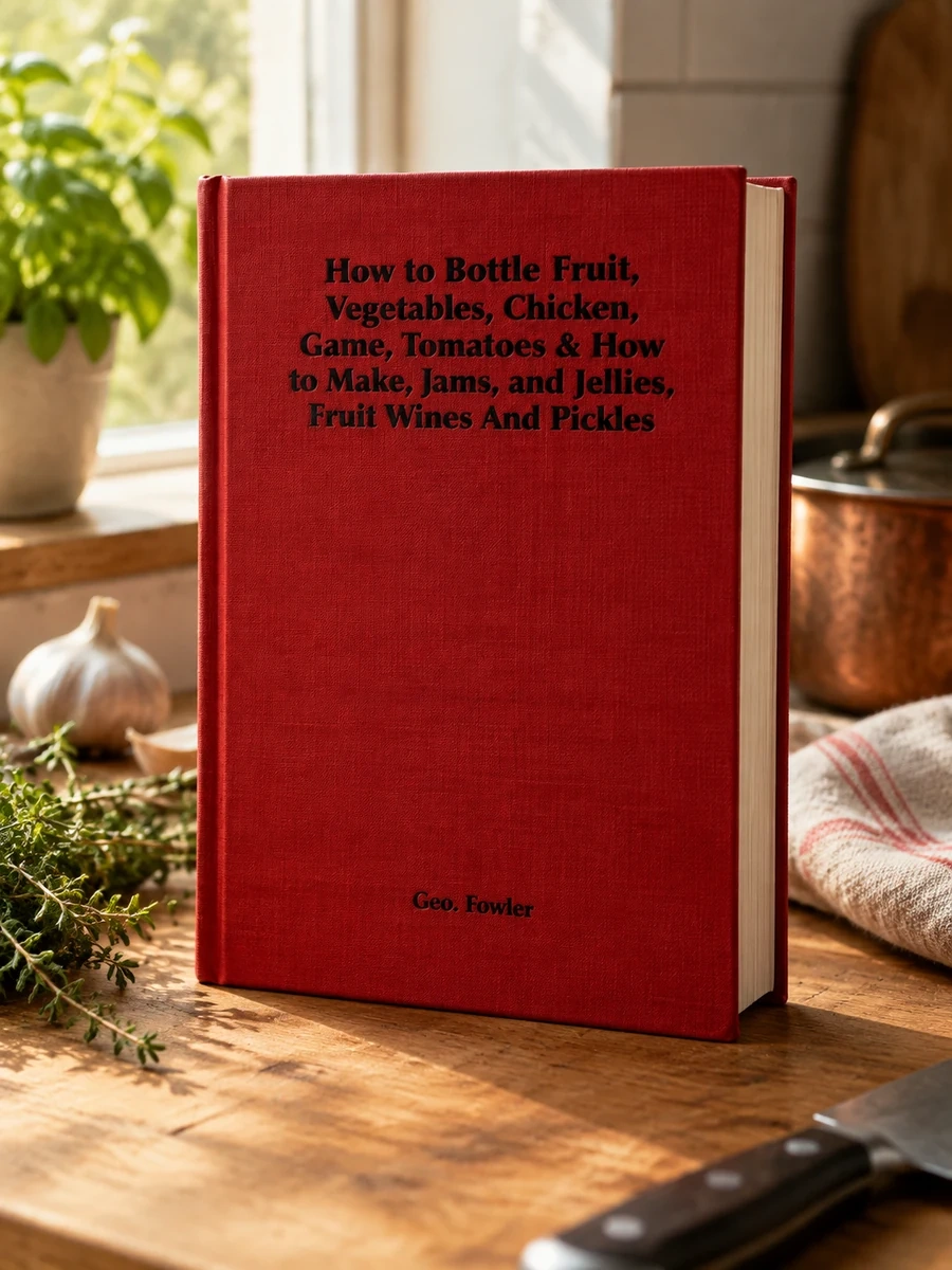 How to Bottle Fruit, Vegetables, Chicken, Game, Tomatoes & How to Make, Jams, and Jellies, Fruit Wines and Pickles