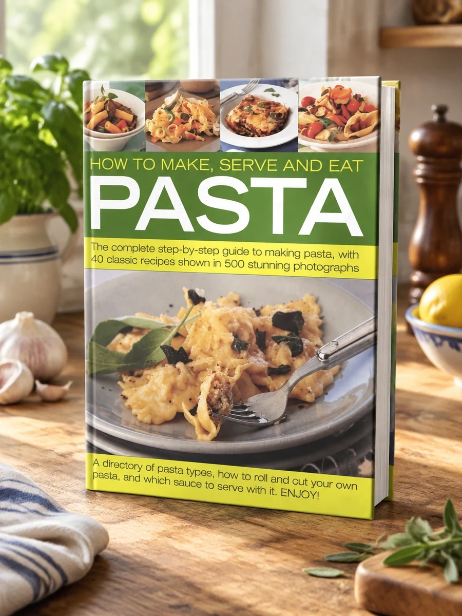 How to Make, Serve and Eat Pasta: The Complete Step-By-Step Guide to Making Pasta, with 40 Classic Recipes
