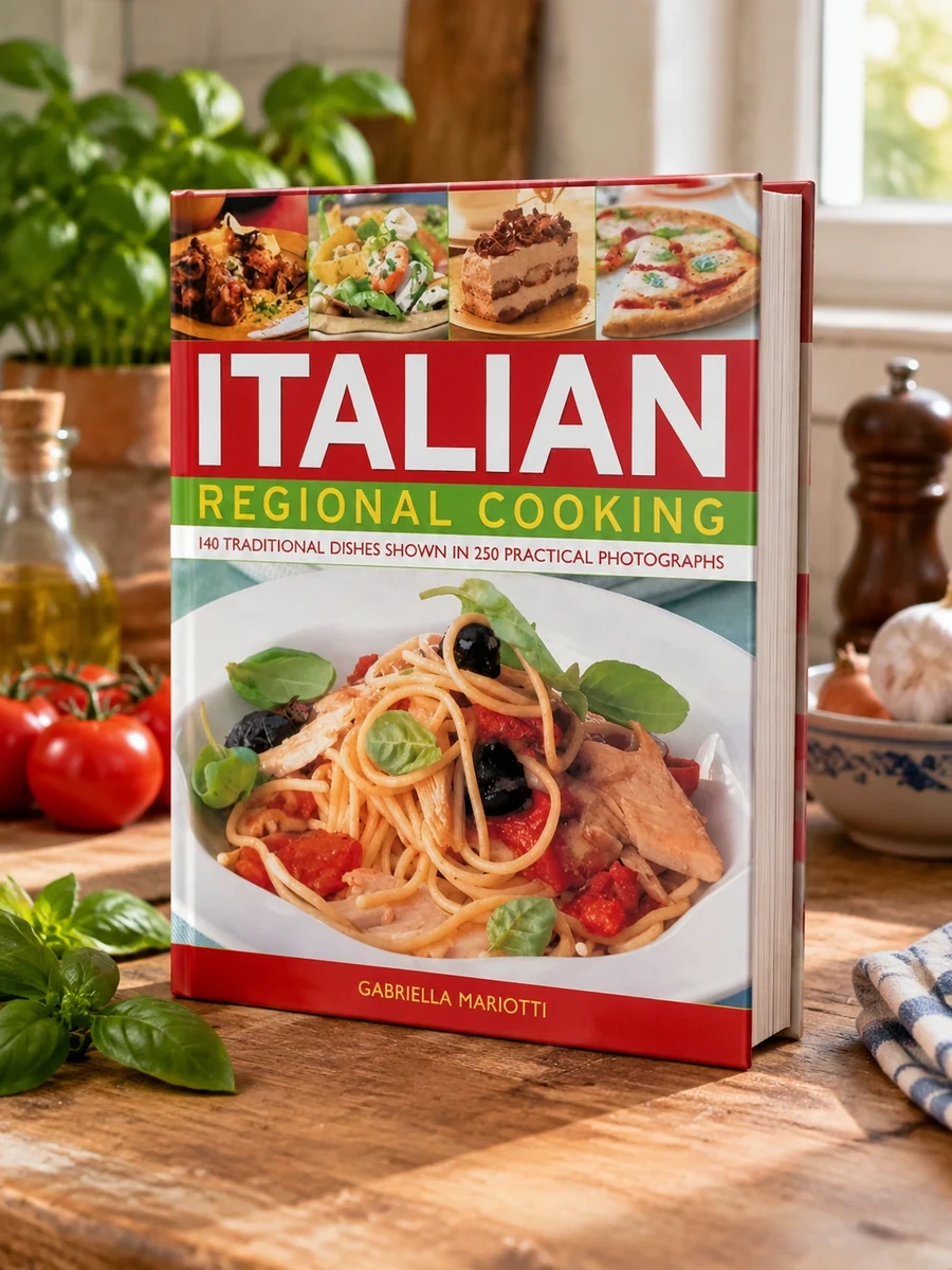 Italian Regional Cooking: 140 Classic Dishes Shown in 250 Evocative Photographs