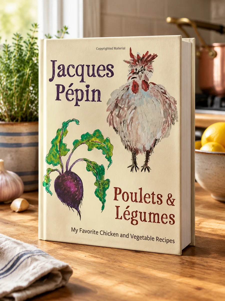 Jacques Pepin Poulets & Legumes: My Favorite Chicken & Vegetable Recipes