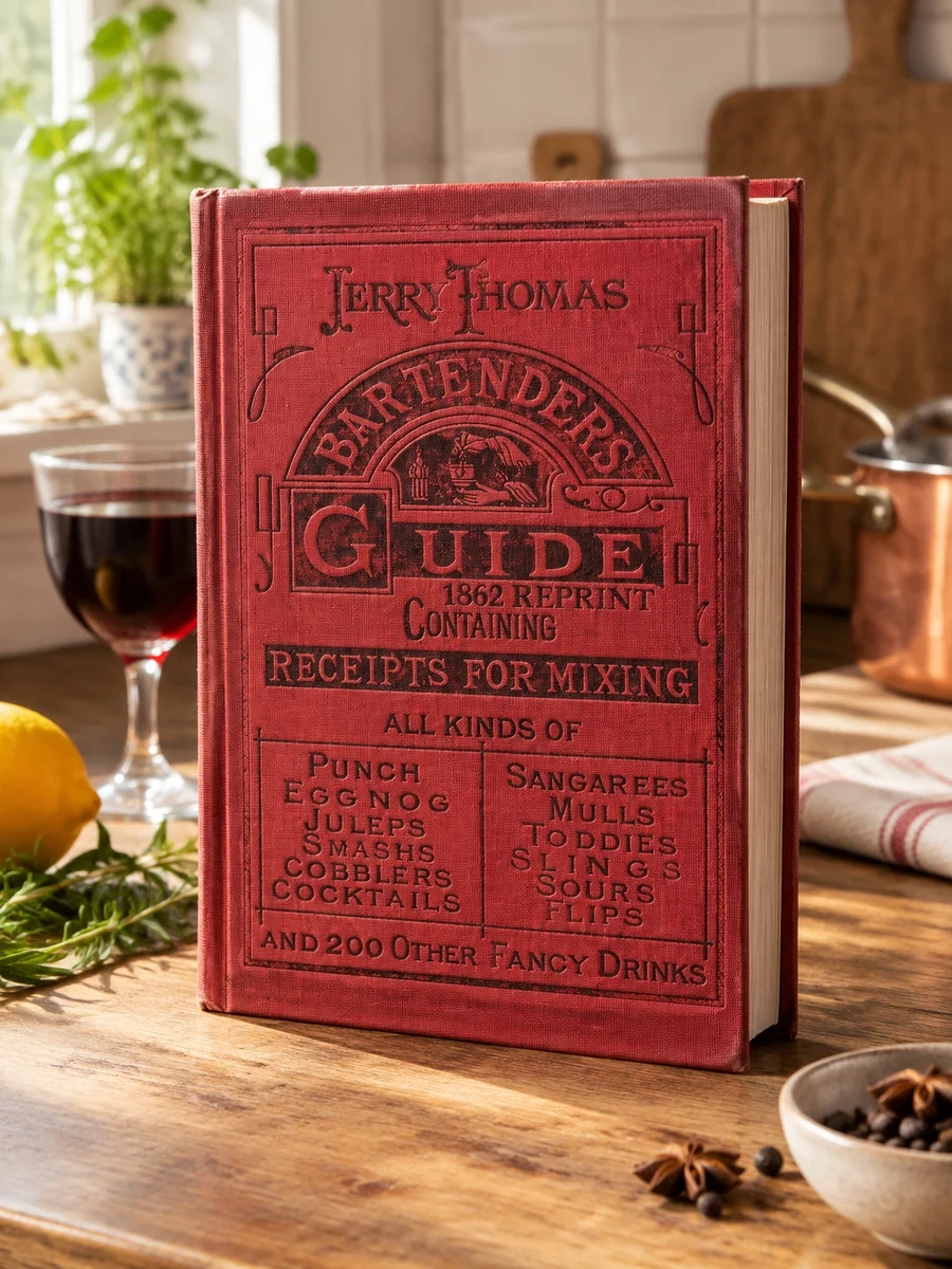 Jerry Thomas Bartenders Guide 1862 Reprint: How to Mix Drinks, or the Bon Vivant's Companion