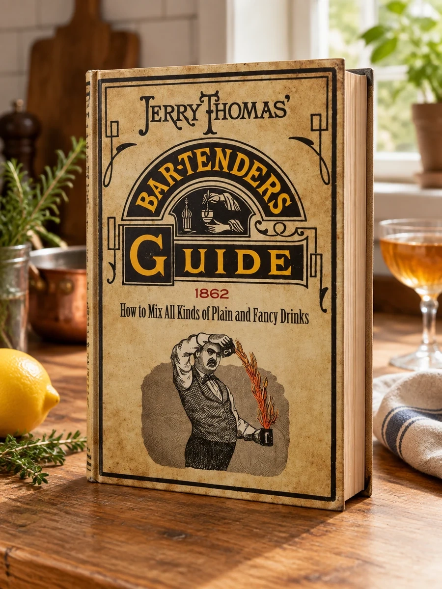 Cover of Jerry Thomas' Bartenders Guide: How to Mix All Kinds of Plain and Fancy Drinks