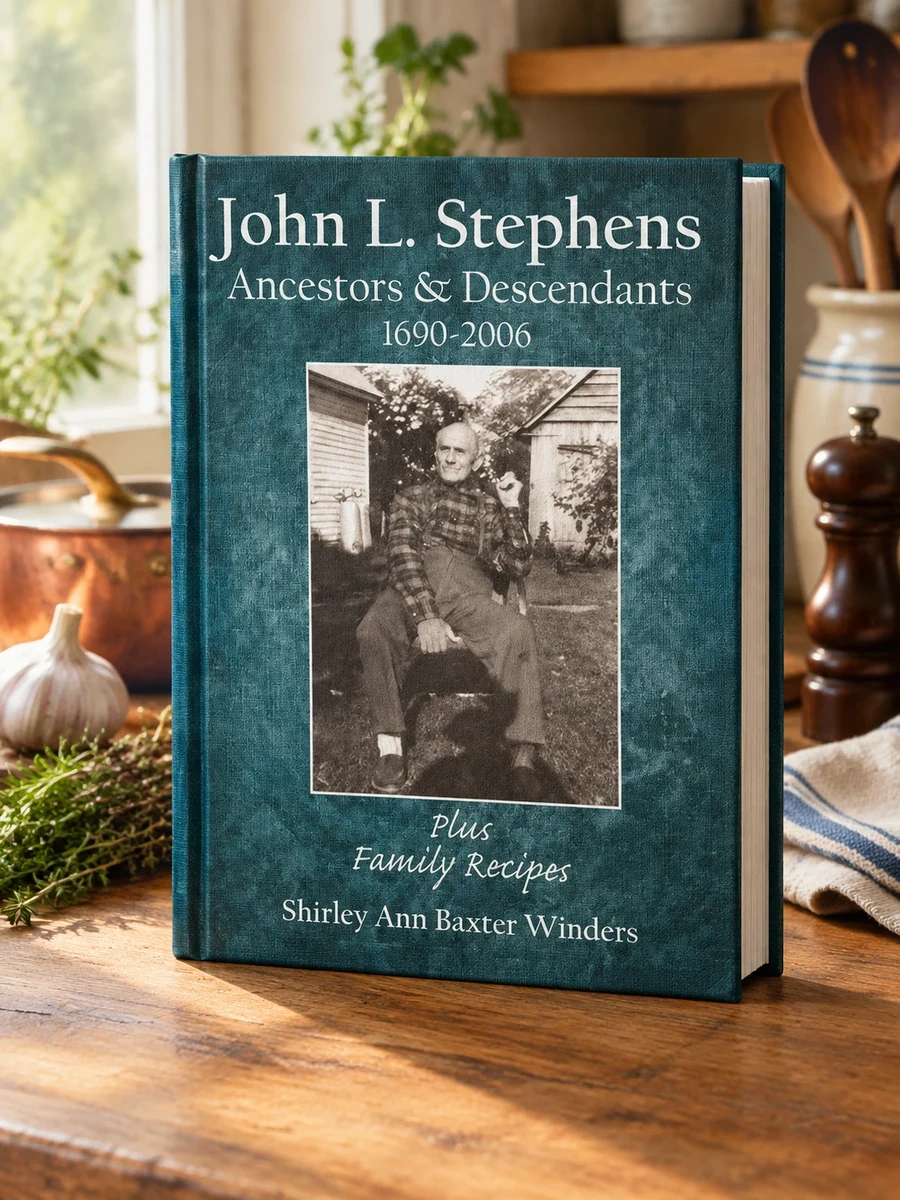 John L. Stephens Ancestors and Descendants 1690-2006: Plus Family Recipes