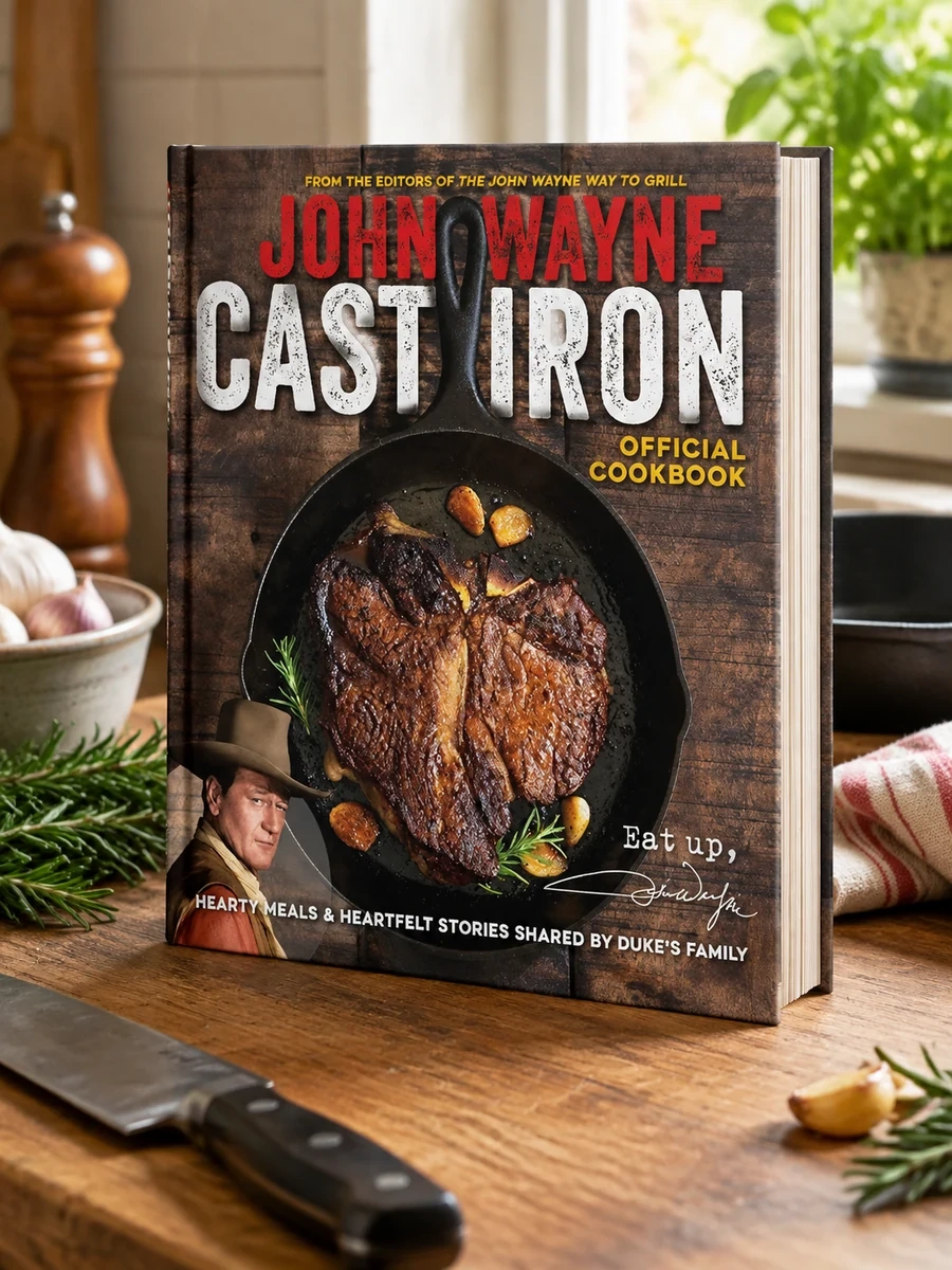 John Wayne Cast Iron Official Cookbook