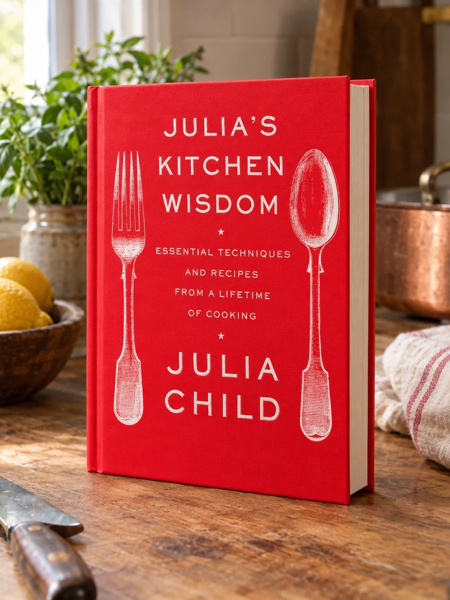 Cover of Julia's Kitchen Wisdom: Essential Techniques and Recipes from a Lifetime of Cooking: A Cookbook