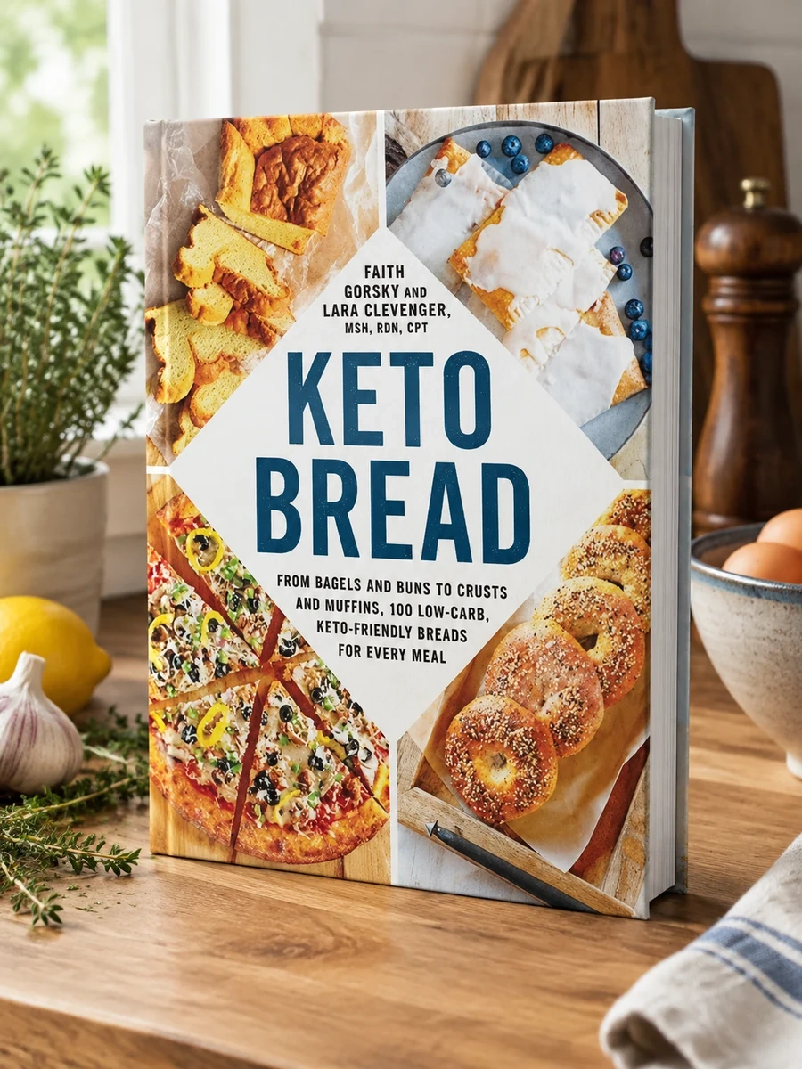 Keto Bread: From Bagels and Buns to Crusts and Muffins, 100 Low-Carb, Keto-Friendly Breads for Every Meal