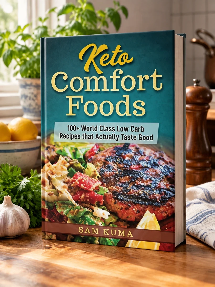 Cover of Keto Comfort Foods: 100+ World Class Low Carb Recipes that Actually Taste Good