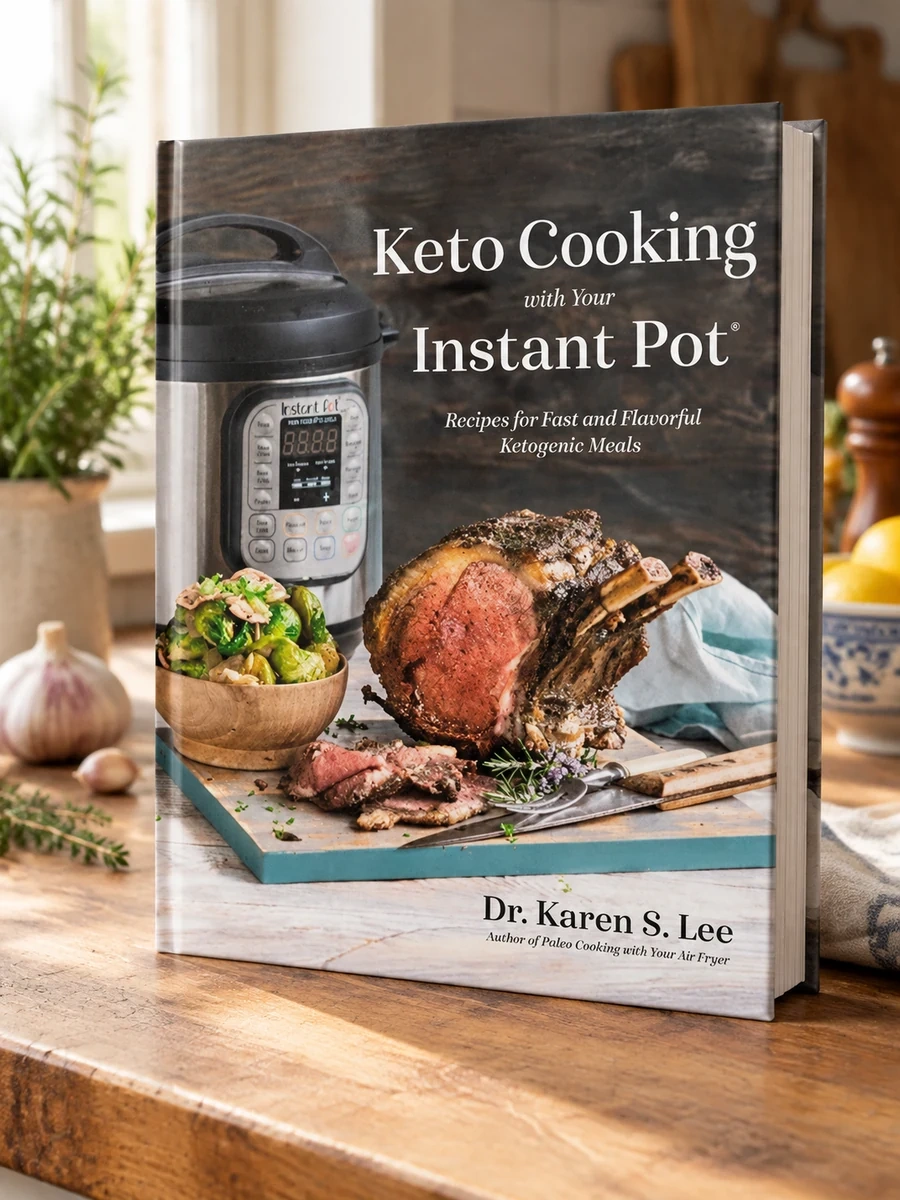 Cover of Keto Cooking with Your Instant Pot: Recipes for Fast and Flavorful Ketogenic Meals