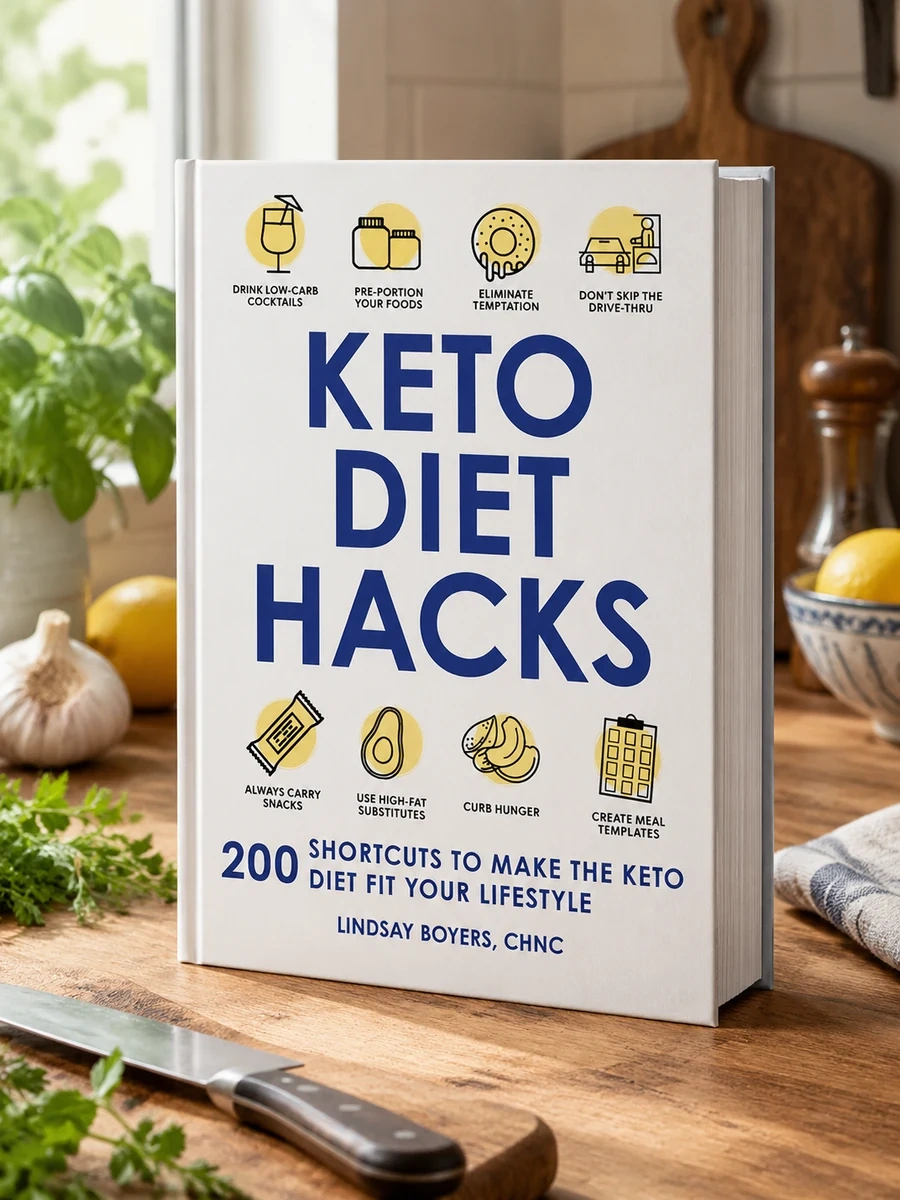 Cover of Keto Diet Hacks: 200 Shortcuts to Make the Keto Diet Fit Your Lifestyle
