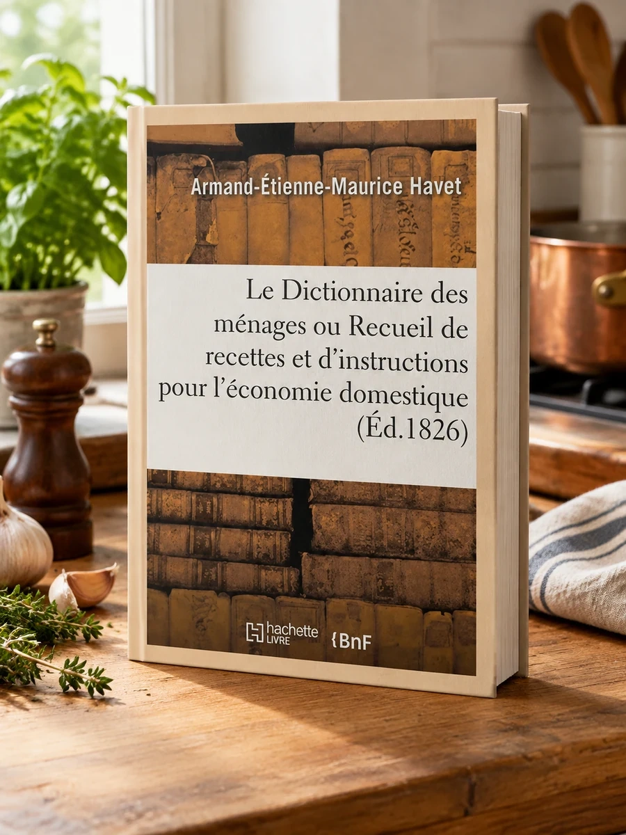 Le Dictionnaire des menages ou Recueil de recettes et d'instructions pour l'economie domestique: ouvrage utile aux peres et meres de famille. 3e edition