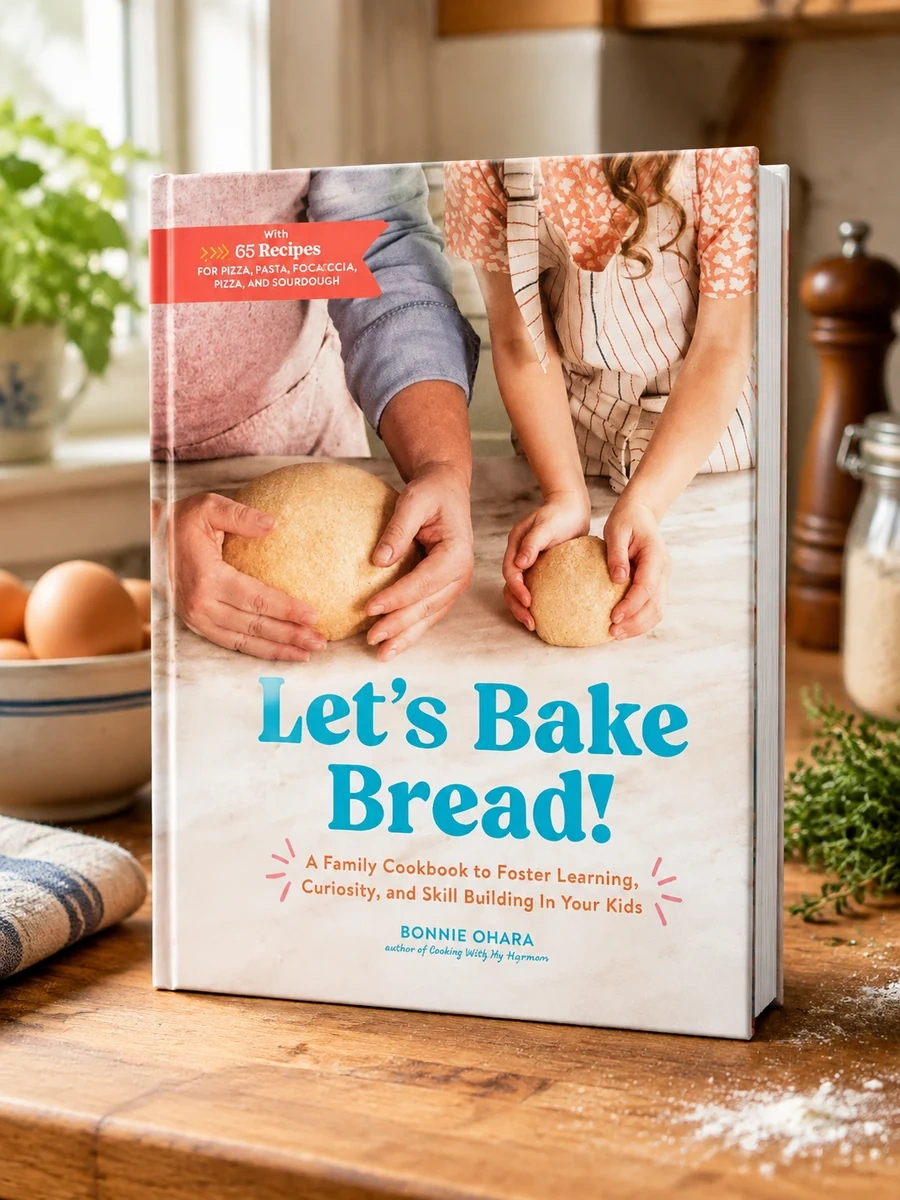 Let's Bake Bread!: A Family Cookbook to Foster Learning, Curiosity, and Skill Building in Your Kids