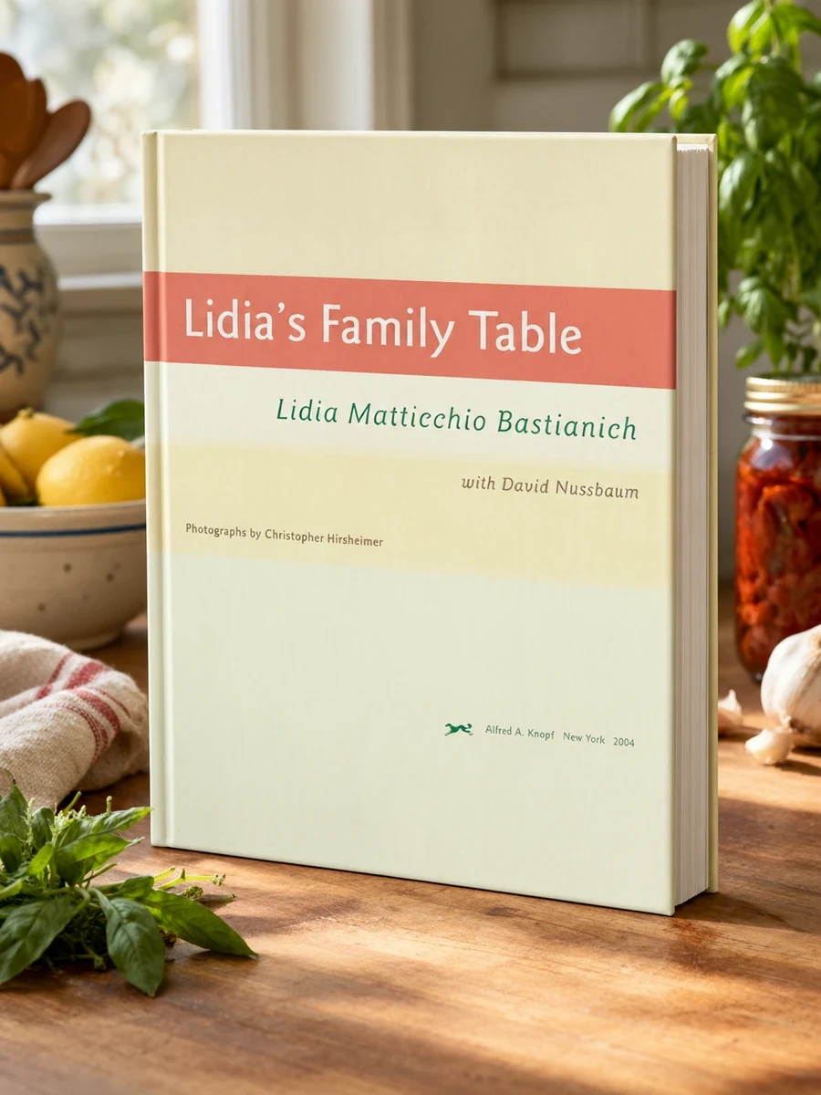 Lidia's Family Table: More Than 200 Fabulous Italian Recipes to Enjoy Every Day--With Wonderful Ideas for Variations and Improvisations: A Cookbook