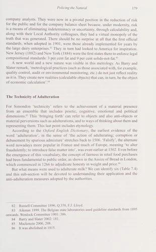 Liquid Materialities: A History of Milk, Science and the Law