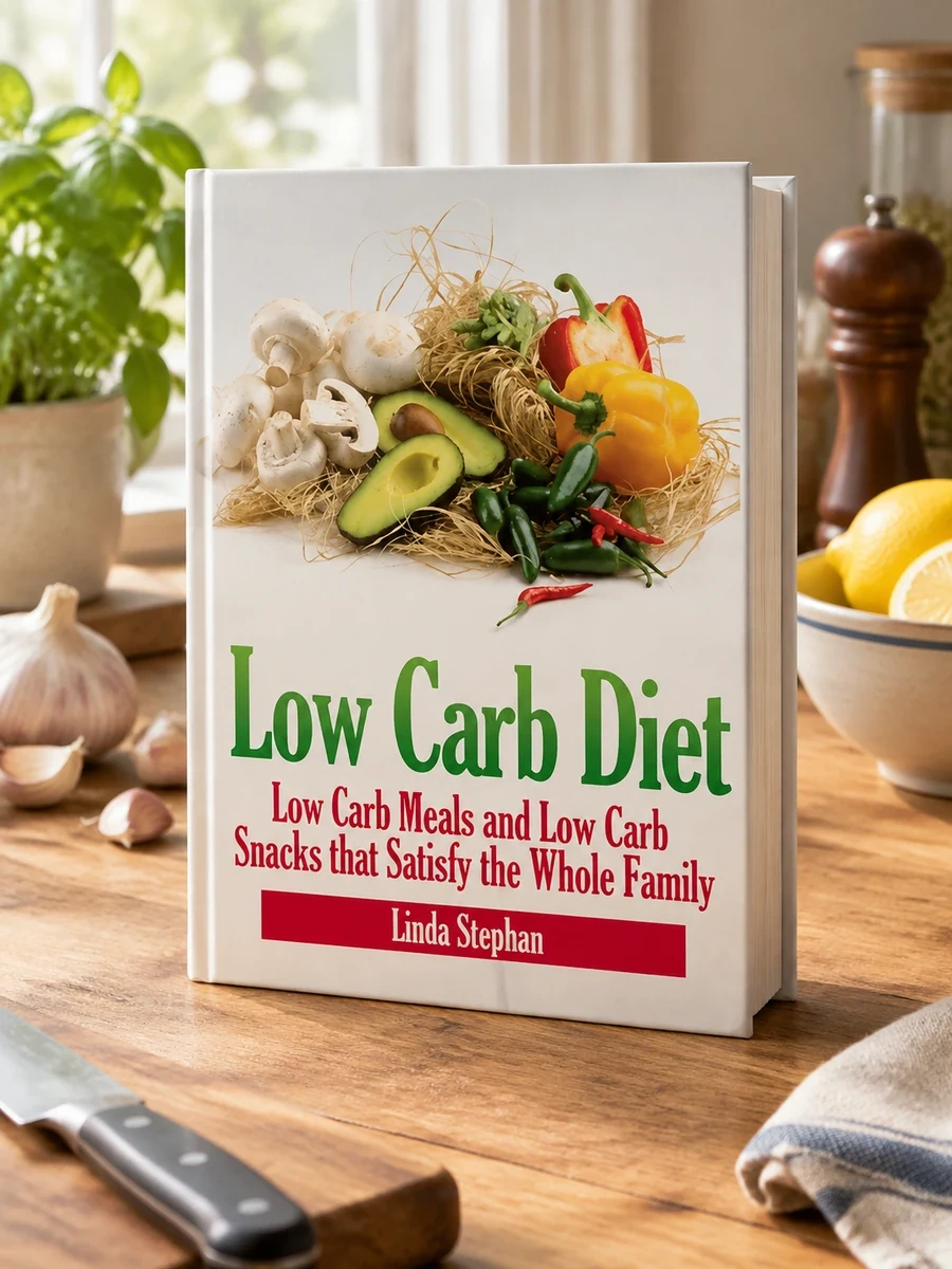 Cover of Low Carb Diet: Low Carb Meals and Low Carb Snacks That Satisfy the Whole Family