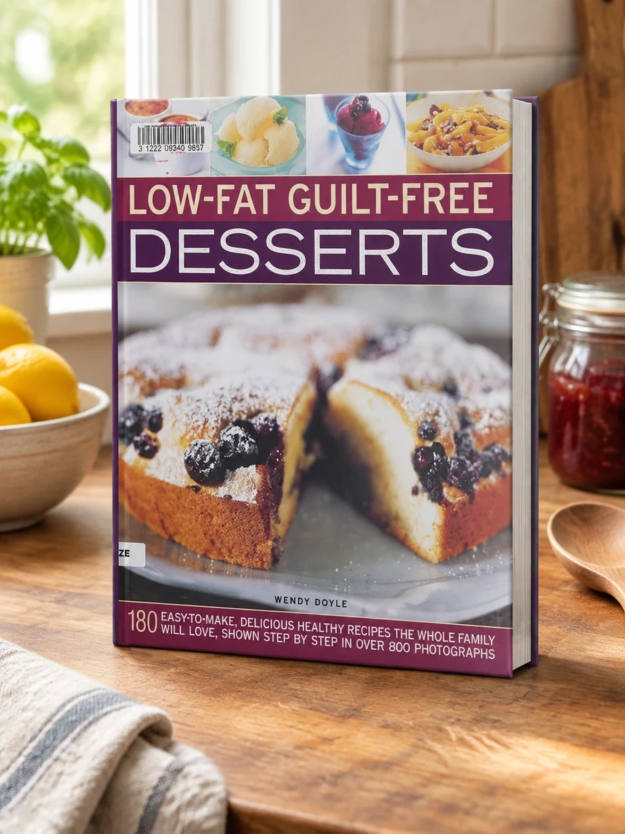 Low-Fat Guilt-Free Desserts: 180 Easy-To-Make, Delicious Healthy Recipes the Whole Family Will Love, Shown Step by Step in Over 800 Photographs