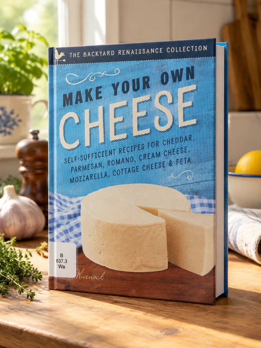 Make Your Own Cheese: Self-Sufficient Recipes for Cheddar, Parmesan, Romano, Cream Cheese, Mozzarella, Cottage Cheese, and Feta