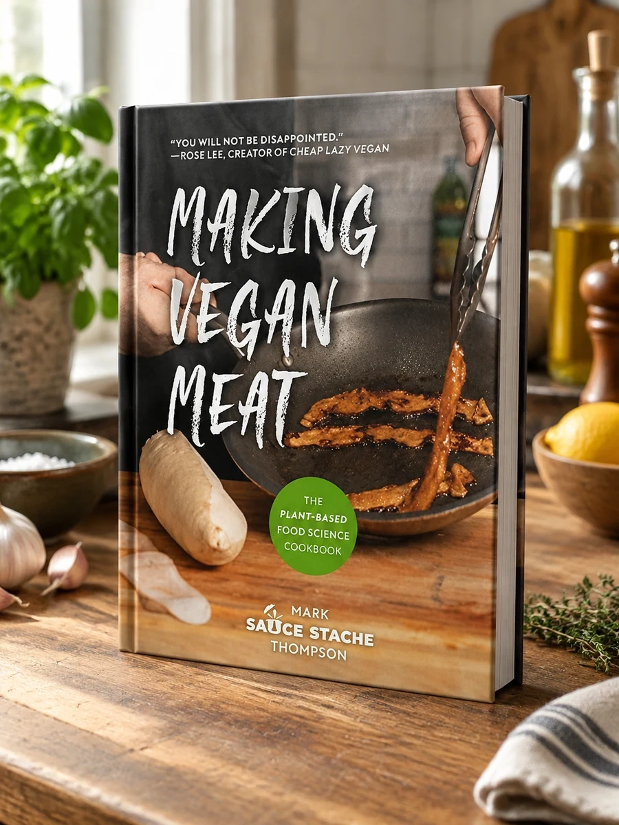 Making Vegan Meat: The Plant-Based Food Science Cookbook (Plant-Based Protein, Vegetarian Diet, Vegan Cookbook, Seitan Recipes)