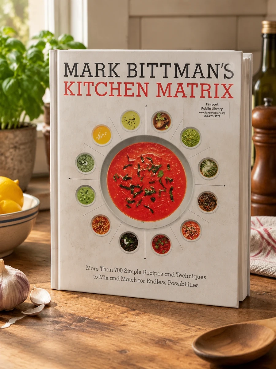 Mark Bittman's Kitchen Matrix: More Than 700 Simple Recipes and Techniques to Mix and Match for Endless Possibilities: A Cookbook