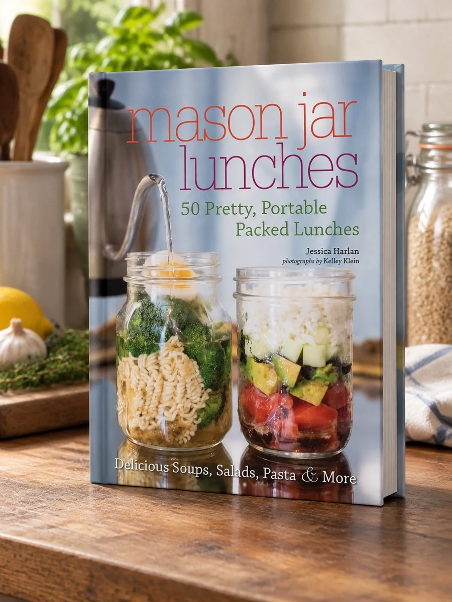 Mason Jar Lunches: 50 Pretty, Portable Packed Lunches (Including) Delicious Soups, Salads, Pastas and More