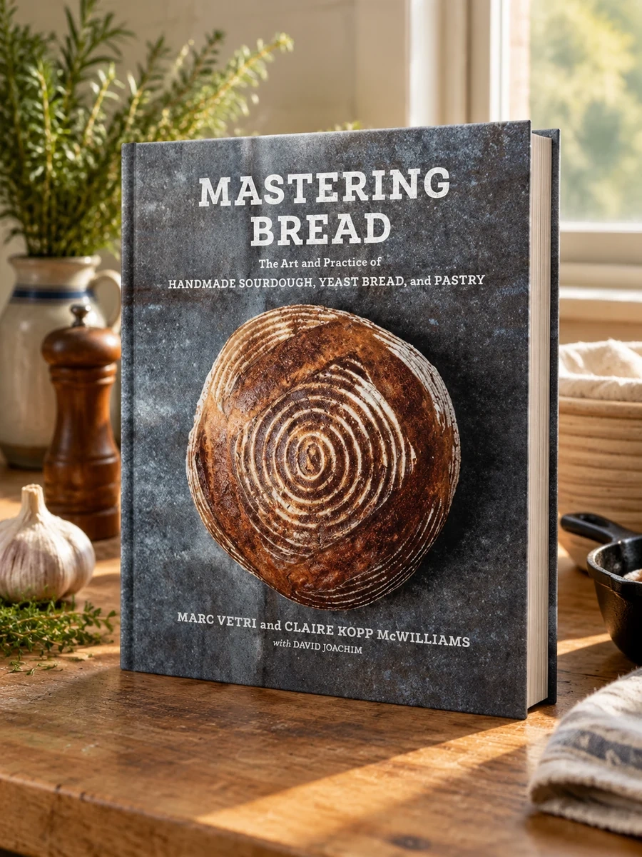 Mastering Bread: The Art and Practice of Handmade Sourdough, Yeast Bread, and Pastry [A Baking Book]