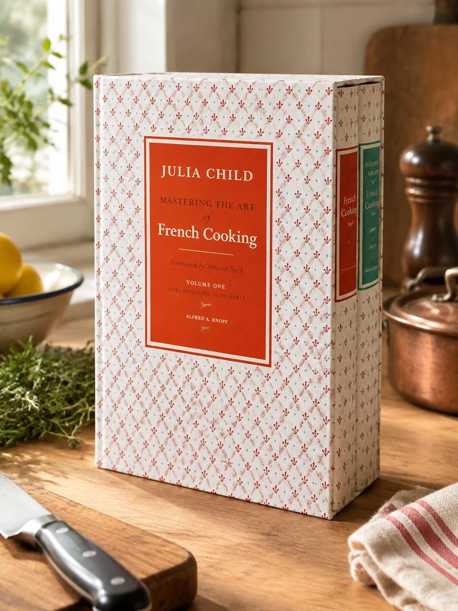 Cover of Mastering the Art of French Cooking Volumes 1 & 2.