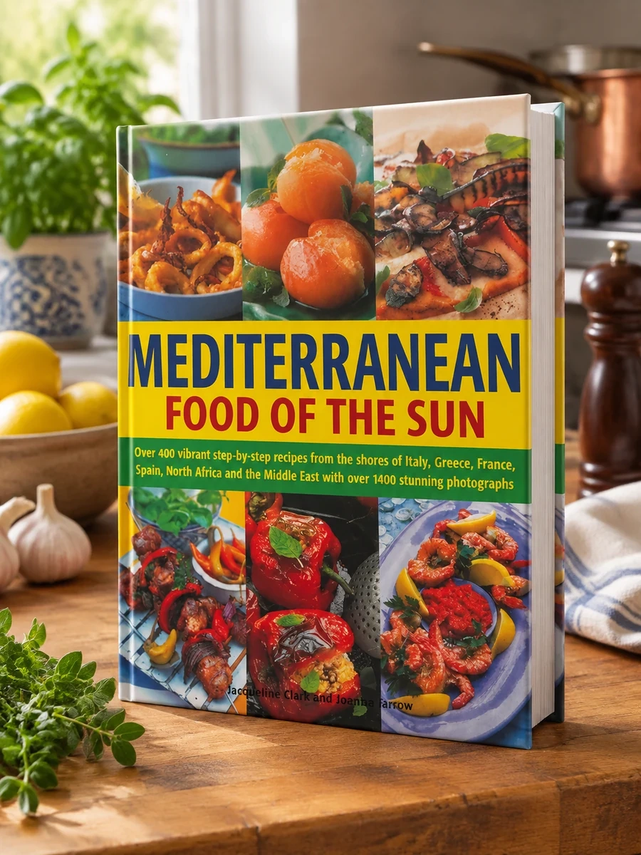 Mediterranean Food of the Sun: Over 400 Vibrant Step-By-Step Recipes from the Shores of Italy, Greece, France, Spain, North Africa and the Middle East