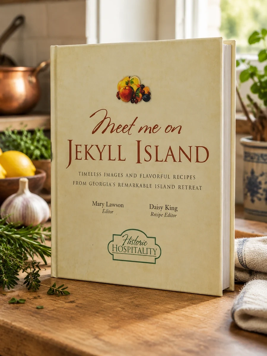 Cover of Meet Me on Jekyll Island: Timeless Images and Flavorful Recipes from Georgia's Remarkable Island Retreat