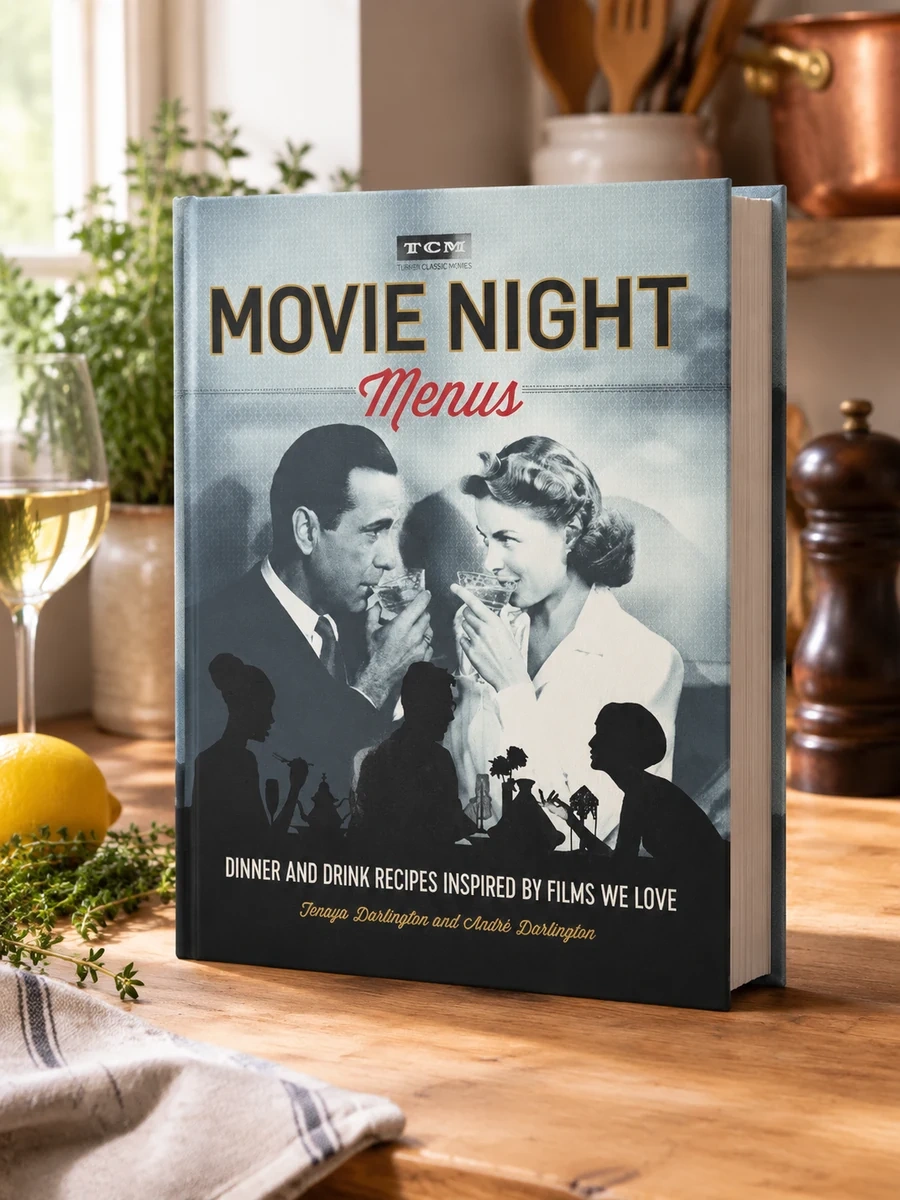 Cover of Movie Night Menus: Dinner and Drink Recipes Inspired by Films We Love (Bound for Schools & Libraries)
