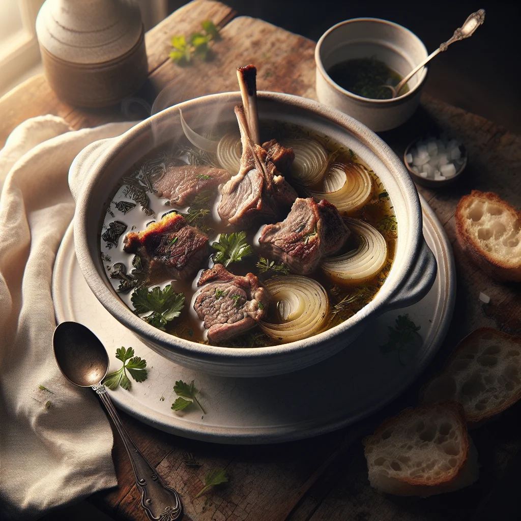 Mutton Broth, Quickly Made