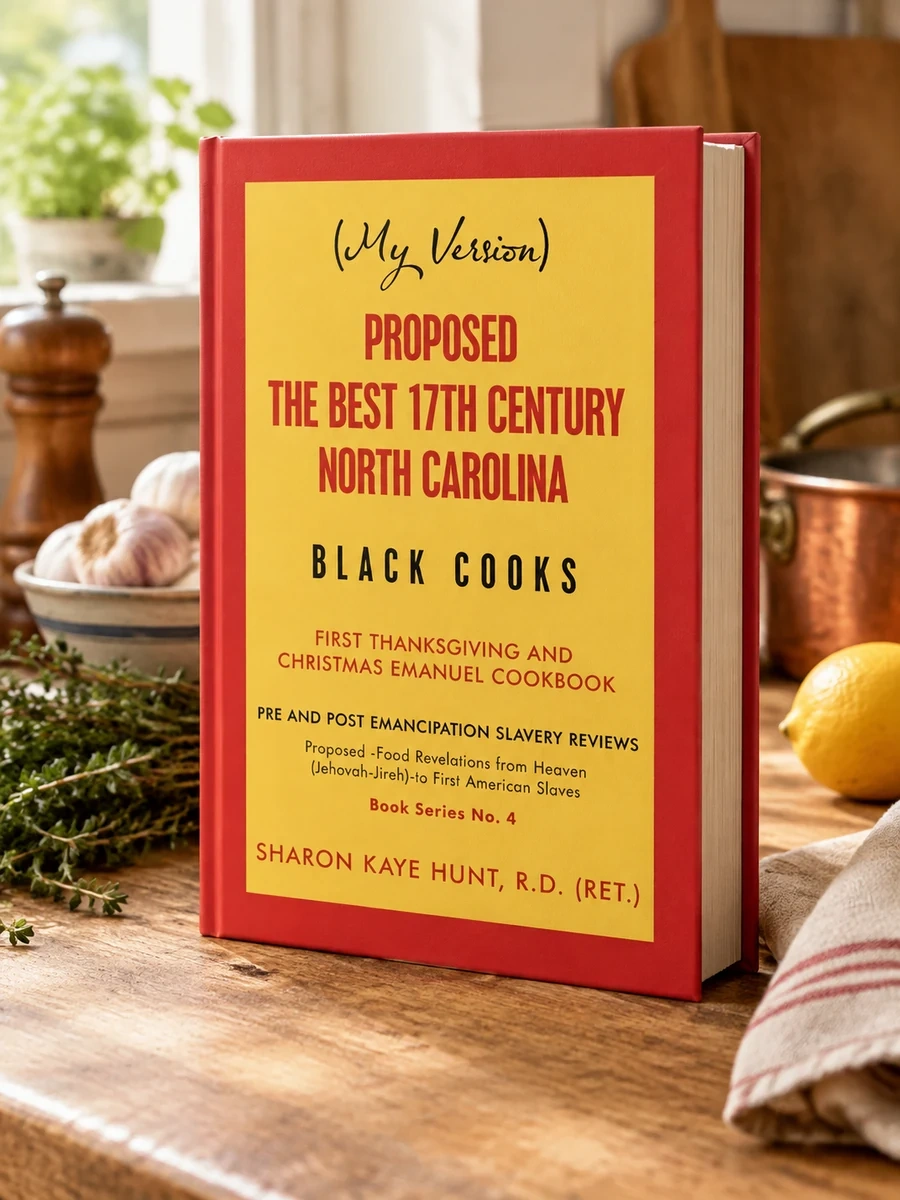 (My Version) Proposed -The Best 17Th Century North Carolina Black Cooks: First Thanksgiving and Christmas Emanuel Cookbook